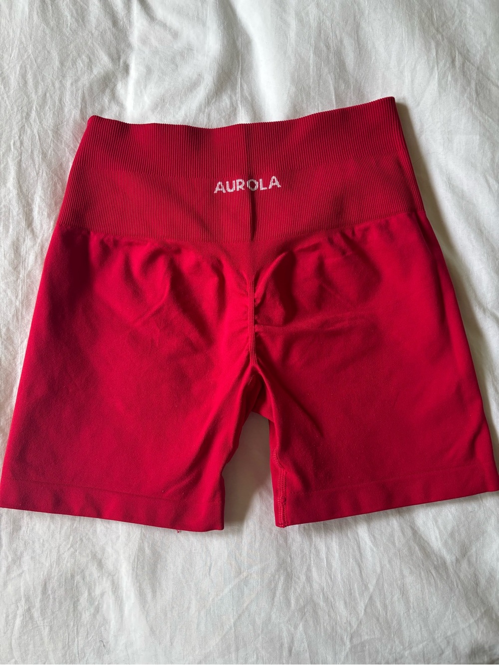 Aurola Red Gym Shorts XS